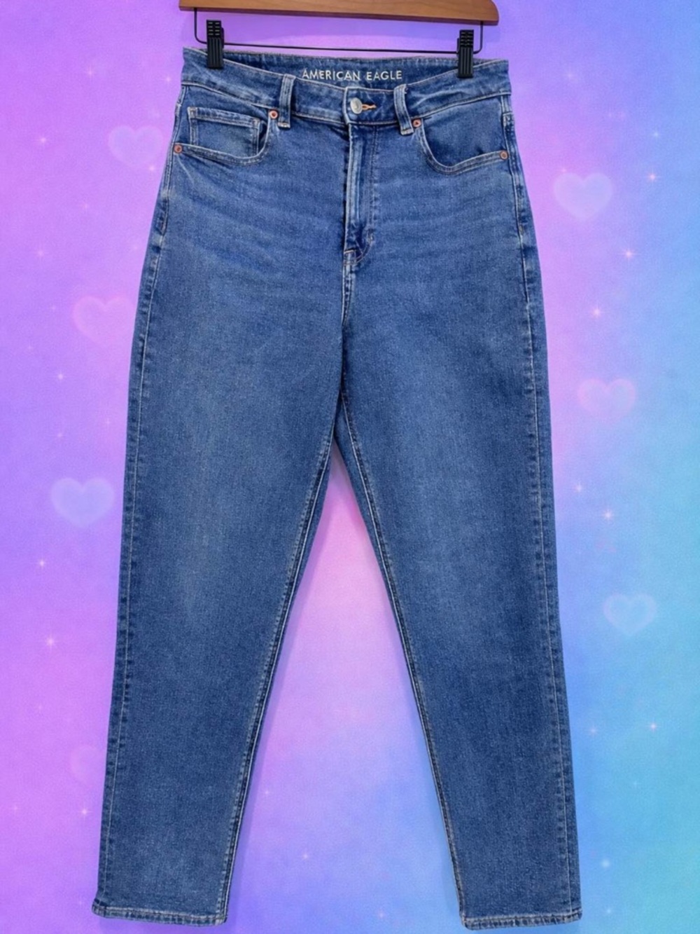 American Eagle Outfitters High-Rise Mom Jeans  6 long